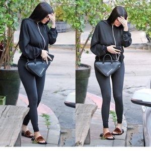 Authentic Fendi velvet slides size 36 (runs big)